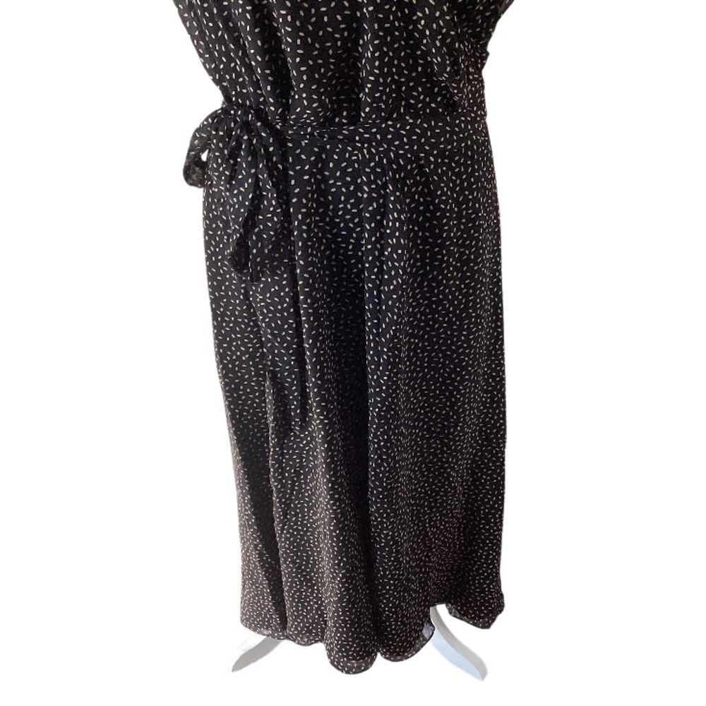 Talbots Pure Silk Sleeveless V-neck Wrap Maxi Dress 18 - Picture 3 of 9